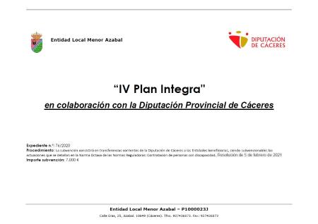 Imagen IV Plan Integra